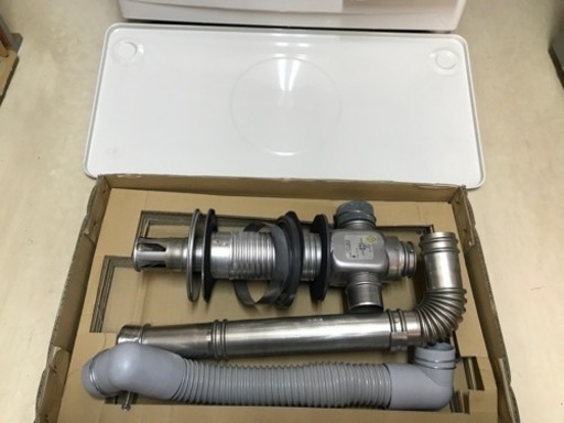 購入者様と打合せ中！FF式床暖房ストーブ完動品2013年