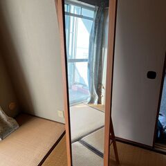 鏡　無印良品　高さ1540mm　@奈良学園前