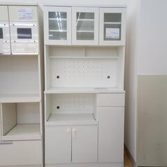 ☆ジモティ割あり☆ レンジボード 白 H182×D40×W89 クリーニング済み 