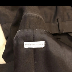【高級】DRIES VAN NOTEN スーツ　44 黒