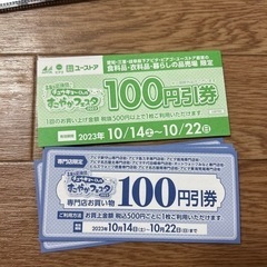 アピタピアゴ100円券緑色
