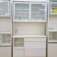 ★ジモティ割あり★  レンジボード 白 H197×D49×W118 クリーニング済み OJ2278 ☆ジモティ割あり☆ レンジボード 白 H197×D49×W118 クリーニング済み