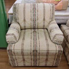 R076 Thomasville おしゃれ布ソファ1P＆3P、2点セット Used