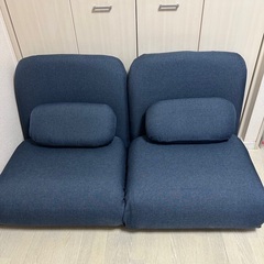 【ネット決済】LOWYAフロアソファベッド 2Pソファ 座椅子