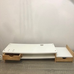 パソコン　モニター台　木製