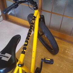 自転車 ファットバイク イエロー