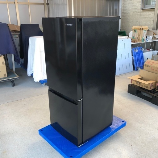 2020年製 ハイセンス冷凍冷蔵庫「HR-D15EB」154L パールブラック