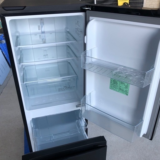 2020年製 ハイセンス冷凍冷蔵庫「HR-D15EB」154L パールブラック