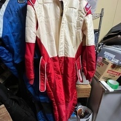 個人 レーシングカート SPARCO レーシングスーツ（赤白）