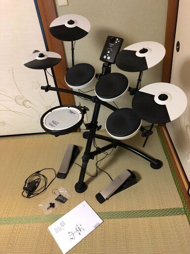 【値下げ！】ローランド 電子ドラム V-ドラム TD-1KV シンバルパッドCY-5追加 Roland V-Drums 省スペース