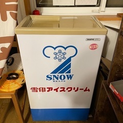 雪印アイスクリーム レトロ冷凍庫 ジャンク