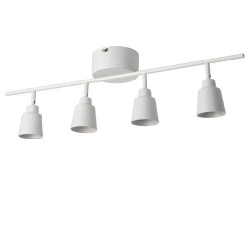 IKEA スポットライト＋リモコン電球四つセット/ホワイト
