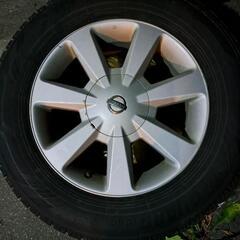 日産純正ホイール+スタッドレスタイヤ　16インチ