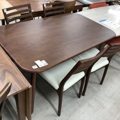 シギヤマ家具 ダイニング5点セット ブラウン【トレファク堺福田店】