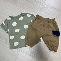 子ども服　Tシャツ　100/水陸両用パンツ　95