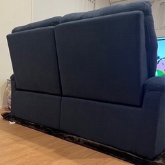 ニトリ2人掛けソファー　オットマン