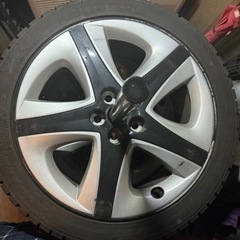 215/45R17スタッドレスタイヤ&純正ホイール　プリウス50系　前期