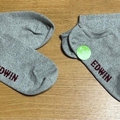 EDWIN 23〜25cm 靴下 2足 (未使用)