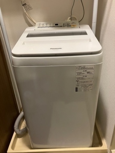 取引中 / パナソニック 7.0kg 全自動洗濯機 泡洗浄 ホワイト NA-FA70H6-W