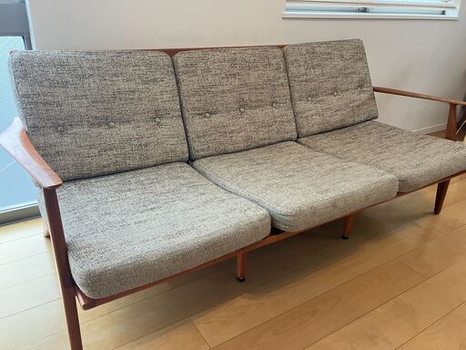 ACME Furniture/デルマー 3人掛けソファ（現在廃番モデルのためレア、購入時約30万円）/アクメファニチャー
