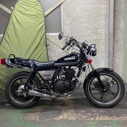 □GN125H GS400×マイキー のバブ風 (9ak) 横堤のスズキの中古あげます ...