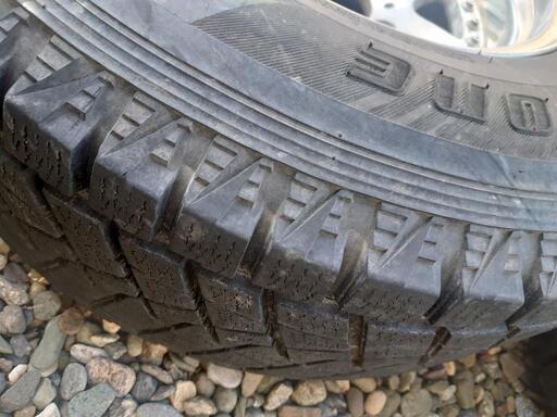 ジムニーJB23深リムホイール15インチスタッドレスタイヤ265/70R15  