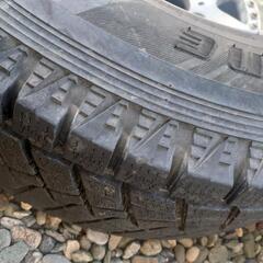 ジムニーJB23深リムホイール15インチスタッドレスタイヤ265/70R15