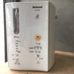 【ネット決済・配送可】National スチームファン式加湿器