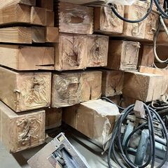 木材　プロ向け　桧4000mm　化粧柱