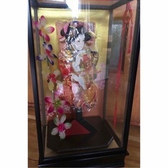 日本人形・羽子板（オルゴールつき）美品 祝い 正月  板飾り