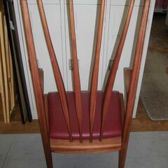 R449 国産 最高級 KOMA アーム付き デザイナー椅子、天然木、Used・美品