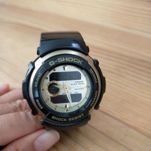 【Replaced new Battery】CASIO G-SHOCK G-300G 　Gold×Black