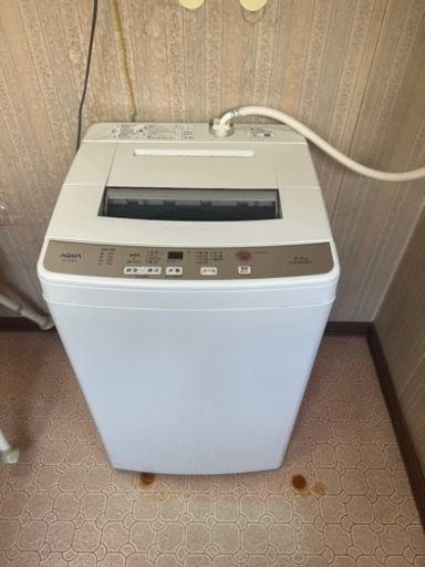 洗濯機　AQW-S60G 2019年製