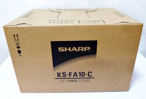 新品　未開封】SHARP　ジャー炊飯器　KS-FA10-C　5.5合炊き　キッチン家電　ベージュ系　シャープ