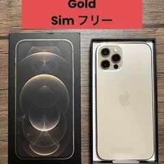 【ネット決済・配送可】【超美品】iPhone12pro ゴールド...