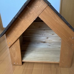 【ネット決済】ハンドメイド　木製犬小屋