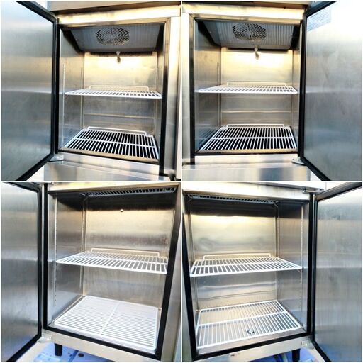 【直接引き取り限定】JCM　タテ型　業務用4ドア冷凍冷蔵庫　JCMR-1265F2-IN　動作良好　 省エネ ノンフロン　㈱ジェーシーエム
