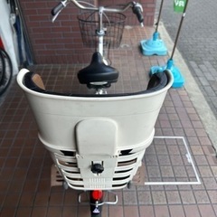 20インチ　内装３段変速　ledオートライト　リアチャイルドシート付き　ホワイト