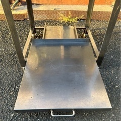 業務用 作業台 スライド台付き 炊飯台 幅600×奥行600×高さ700 厨房機材 厨房機器 店舗用品 コンロ台 焼き台 焼台 厨房台 大阪発