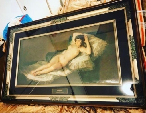 絵画　Maha desnuda 「裸のマハ」（FRANCISCO DE GOYA Y LUCIENTES）