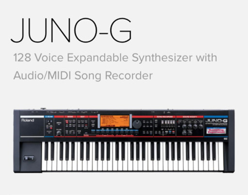 roland juno-g 61鍵盤 電子ピアノ シンセサイザー キーボード 持ち運び