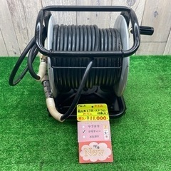 中古品 □ Mach 高圧用エアホースドラム（回転式）約15m □ I □ グロス