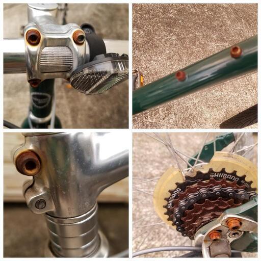 中古自転車 クロスバイク 7速変速 510mm 軽整備済み 防犯登録 町田市