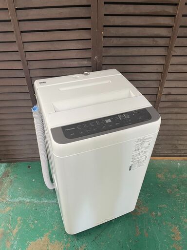 A3830　Panasonic パナソニック 2021年製 7kg 風乾燥機能付き洗濯機 ファミリー用 自社配達可能‼【洗濯機引取り無料⁉】