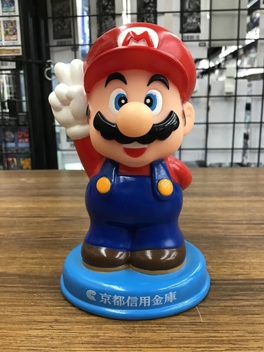 京都信用金庫 ソフビ貯金箱 スーパーマリオ