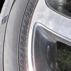 軽自動車　165/55Ｒ14  タイヤ　ホイール