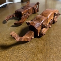 木製動くおもちゃカブトムシ、クワガタ