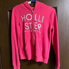 【HOLLISTER)ホリスター　ジップアップパーカー