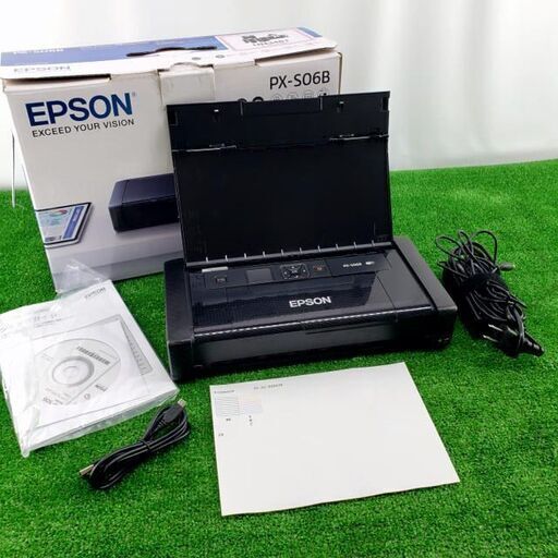 【コレ見て！ 家電】  即使用可！ EPSON/エプソン 無線LAN モバイルプリンター PX-S06B A4対応 純正インク使用