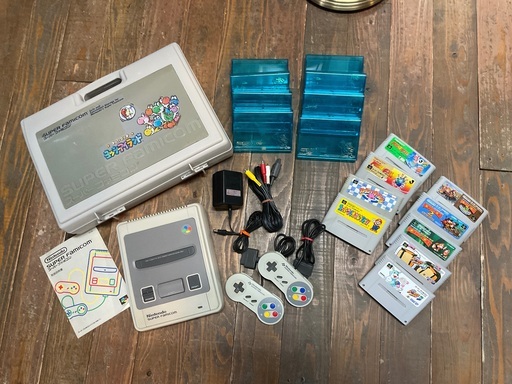 【希少】スーパーファミコン＆ケースやーソフトの豪華セット！動作確認済み★